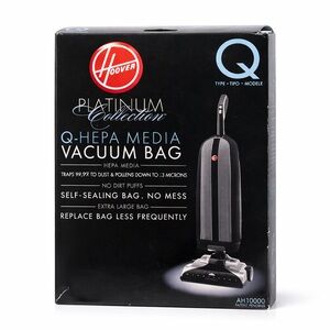 Hoover Platinum Type Q HEPA Vacuum Bag AH10000 Replacement Open Box Single Bag
